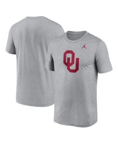 Мужская футболка Jordan Oklahoma Sooners Primetime Legend, серая меланж