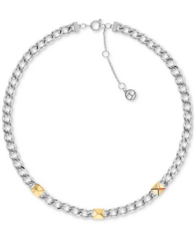 Ожерелье Tommy Hilfiger Two-Tone Stainless Steel, 16" + 2" extender