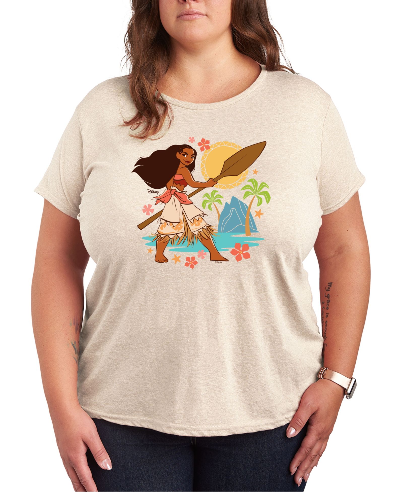 Футболка Hybrid Apparel Disney Moana Plus Size Graphic