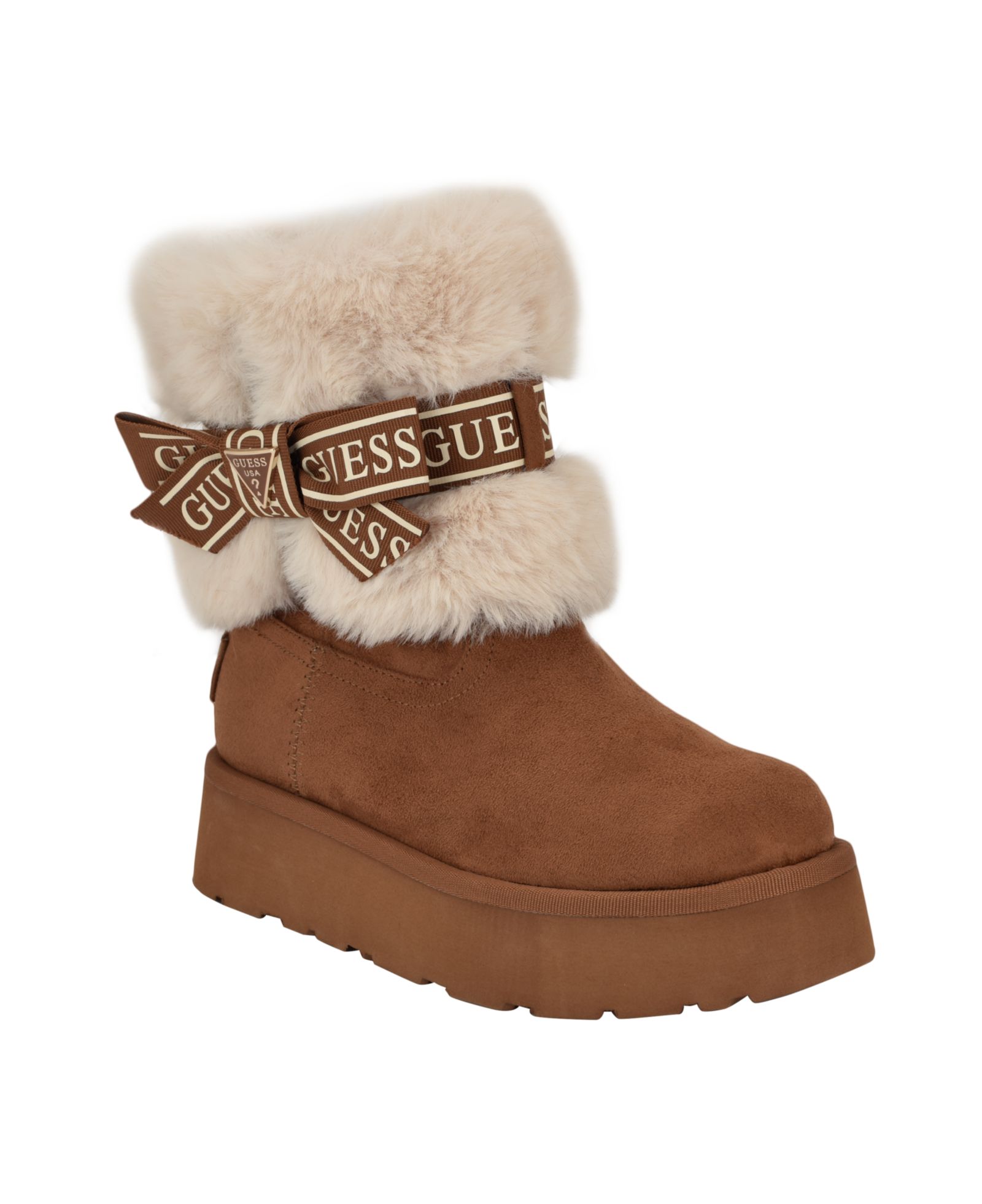 Женские ботильоны GUESS Denla Cold Weather Faux Fur Cozy