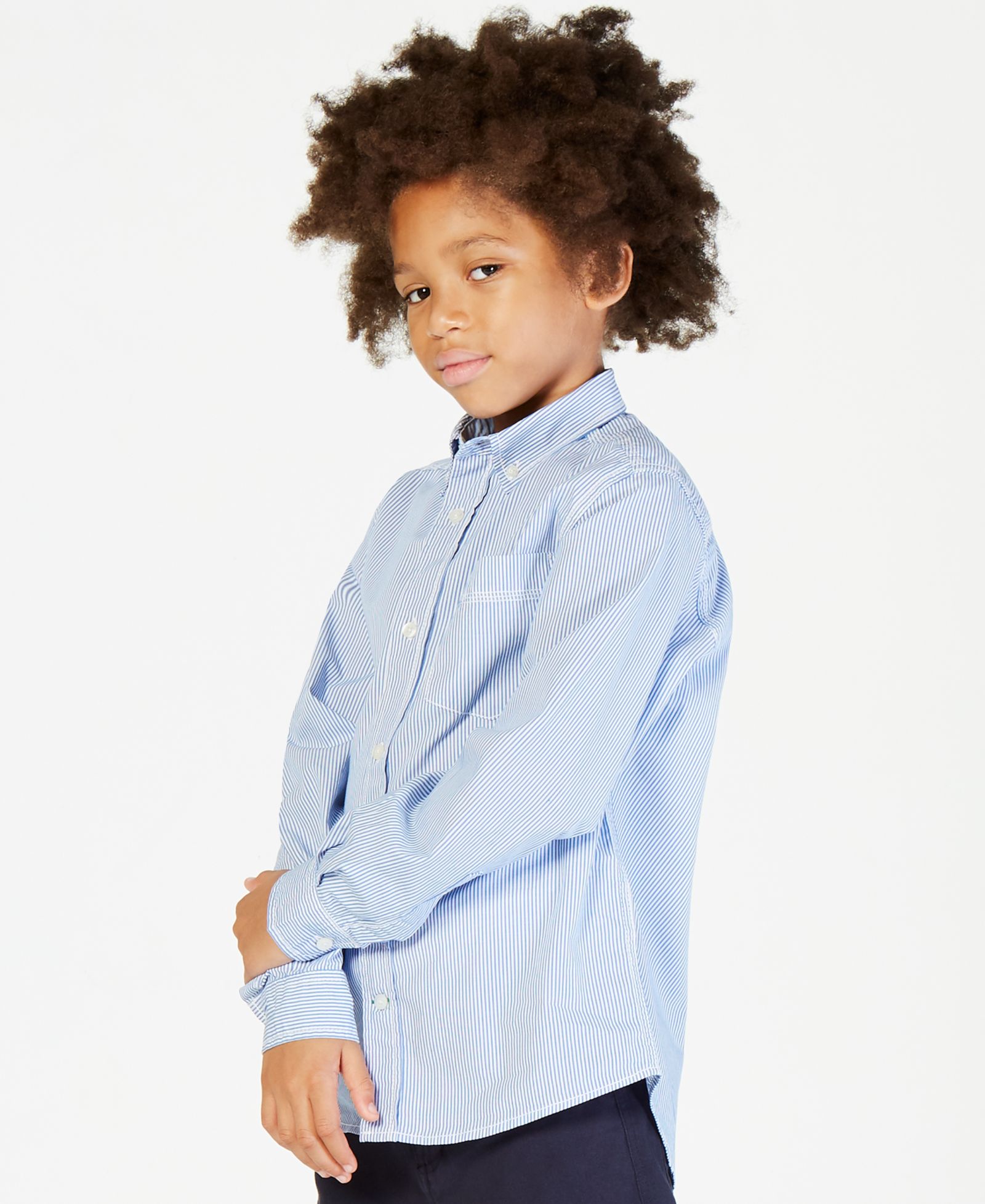 Tommy Hilfiger Boys' 8-20 Tommy Striped Button-Down Shirt
