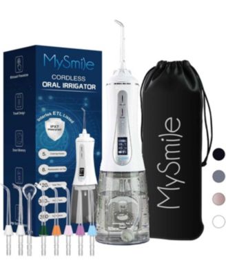 Ирригатор для полости рта MySmile Cordless 350ML, OLED Display, 5 Pressure Modes