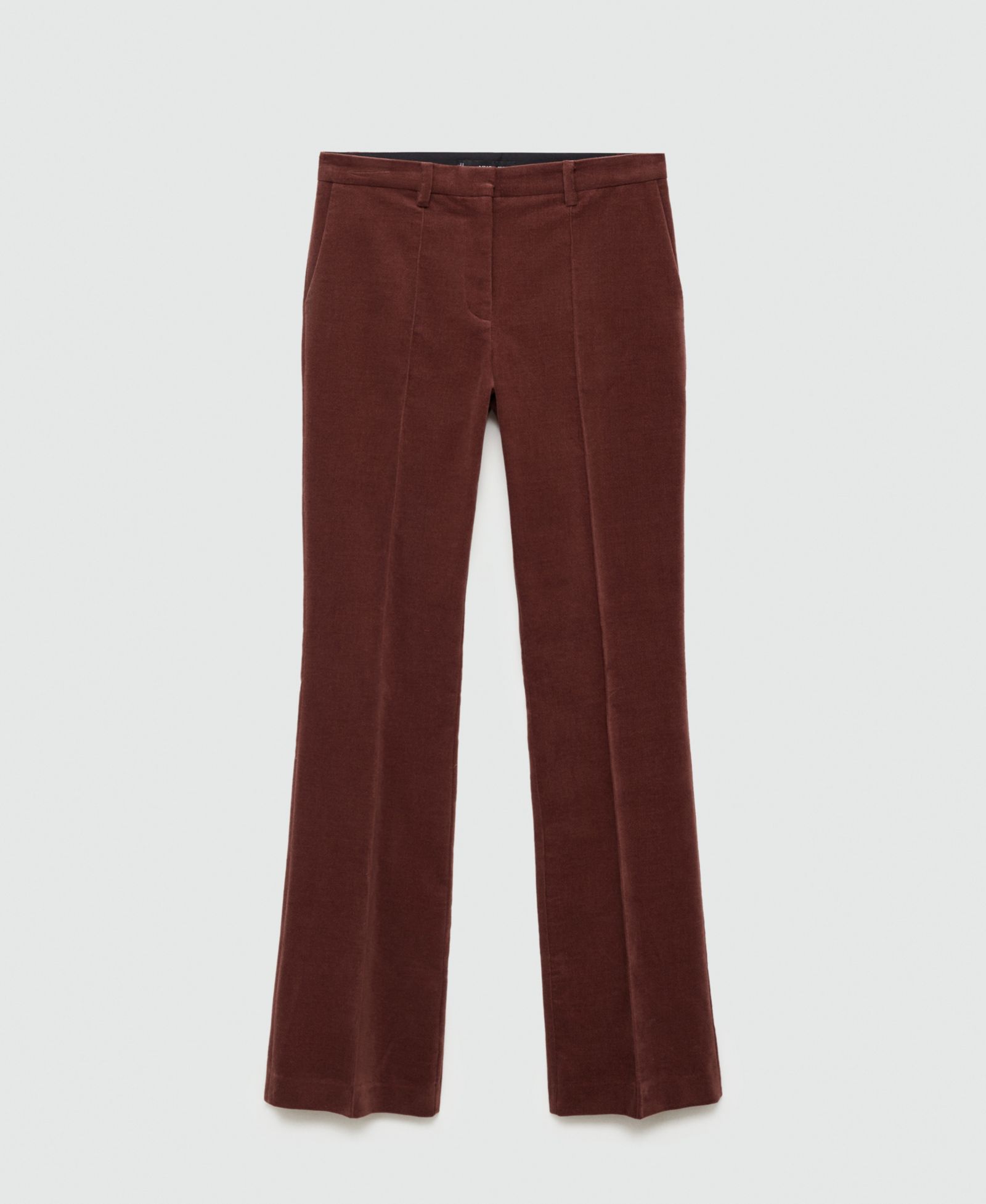 Mango Women's Straight Velvet Pants