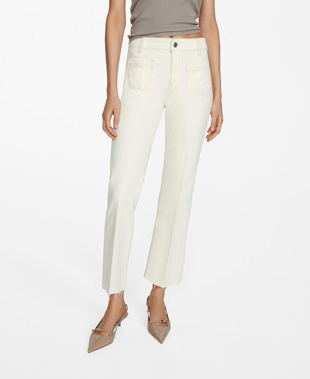 Mango Women's Alex Slim Fit Medium Rise Jeans