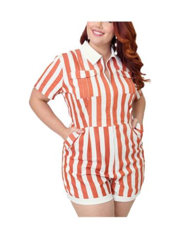 Ромпер Unique Vintage Women's Plus Size 1960s Mia