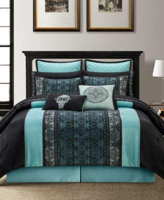 Stratford Park Arabesque 12-Pc. Comforter Set, California King