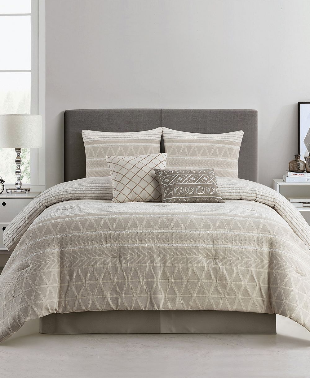 Stratford Park Cleluya Cotton 6-Pc. Comforter Set, King
