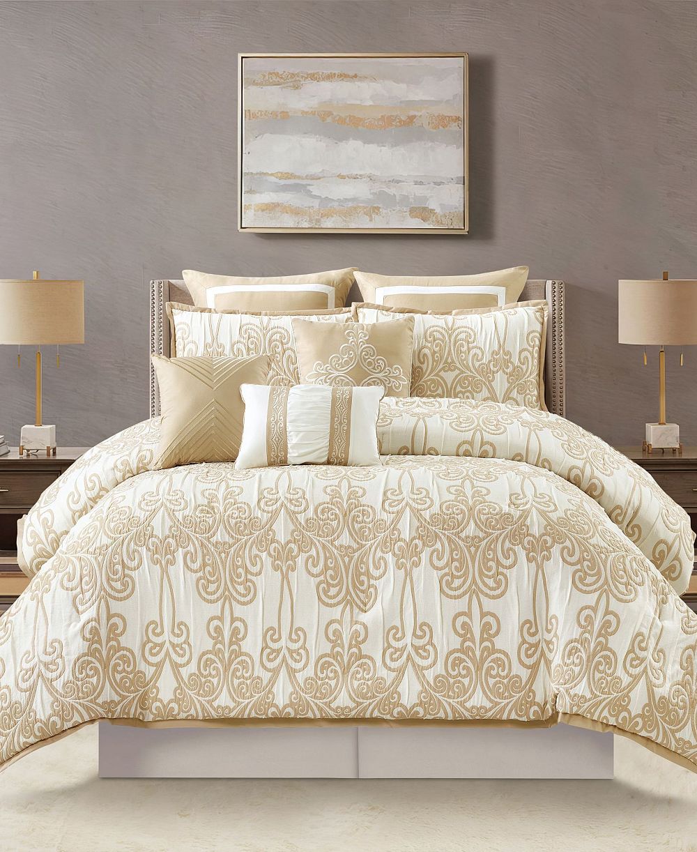 Stratford Park Dilona Scroll 9-Pc. Comforter Set, Queen