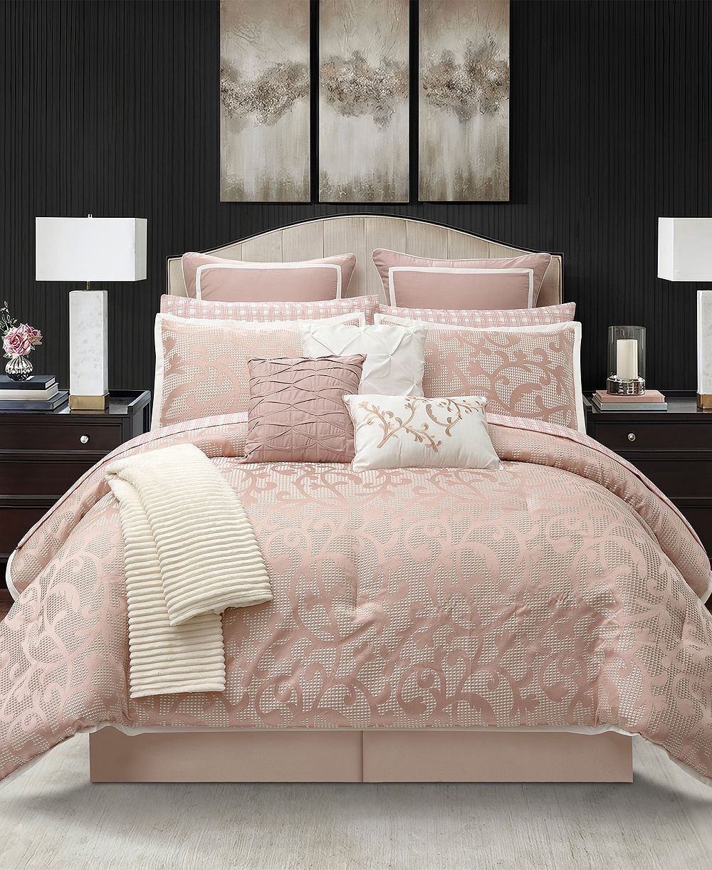 Stratford Park Johnella Paisley 14-Pc. Comforter Set, Queen