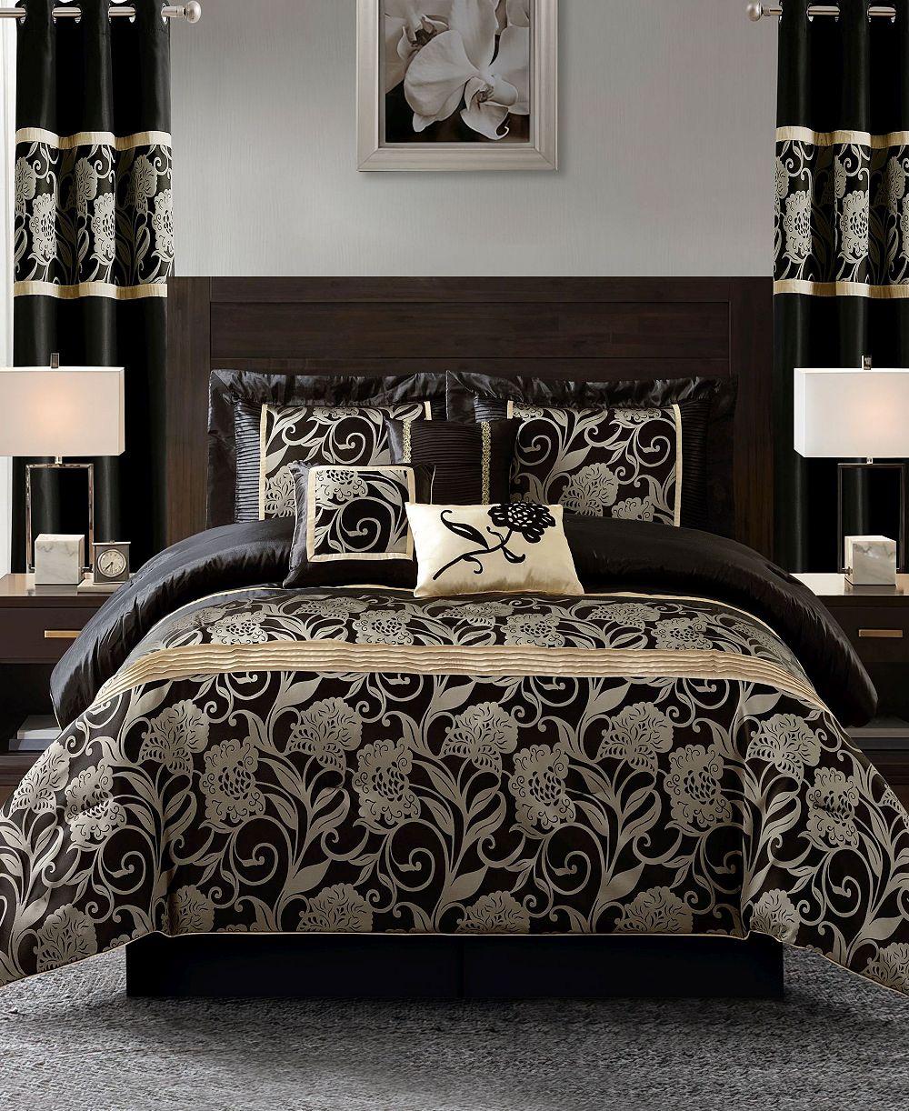 Stratford Park Mollybee Floral 9-Pc. Comforter Set, California King