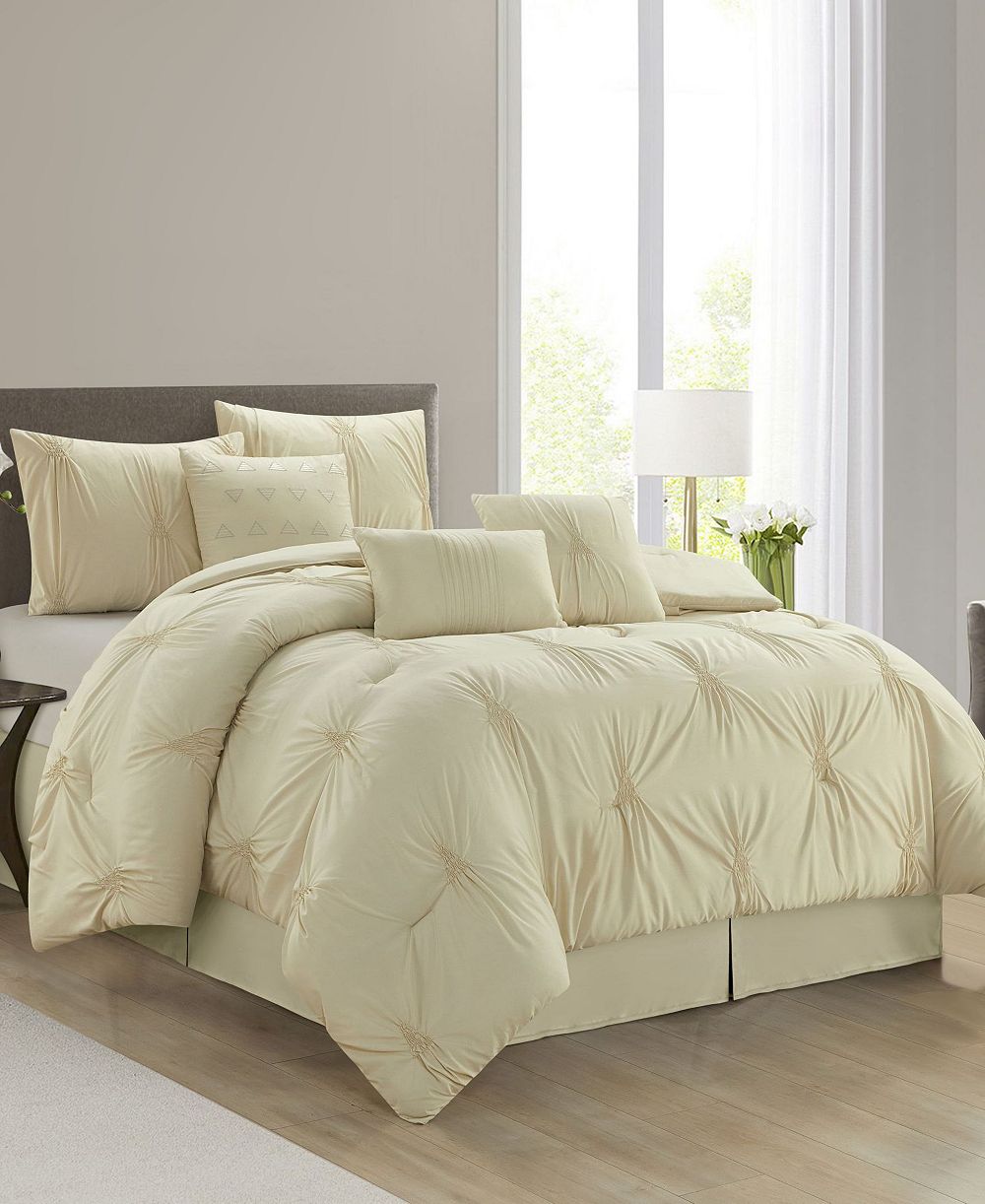 Комплект одеяла Stratford Park Nargiz Pintuck 7-Pc., King