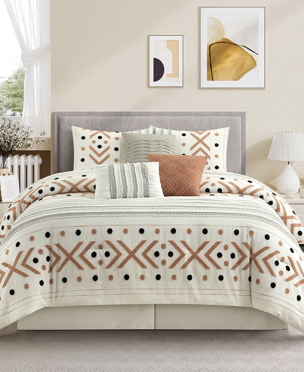 Набор покрывал Stratford Park Olga Geometric, 7 шт., Queen