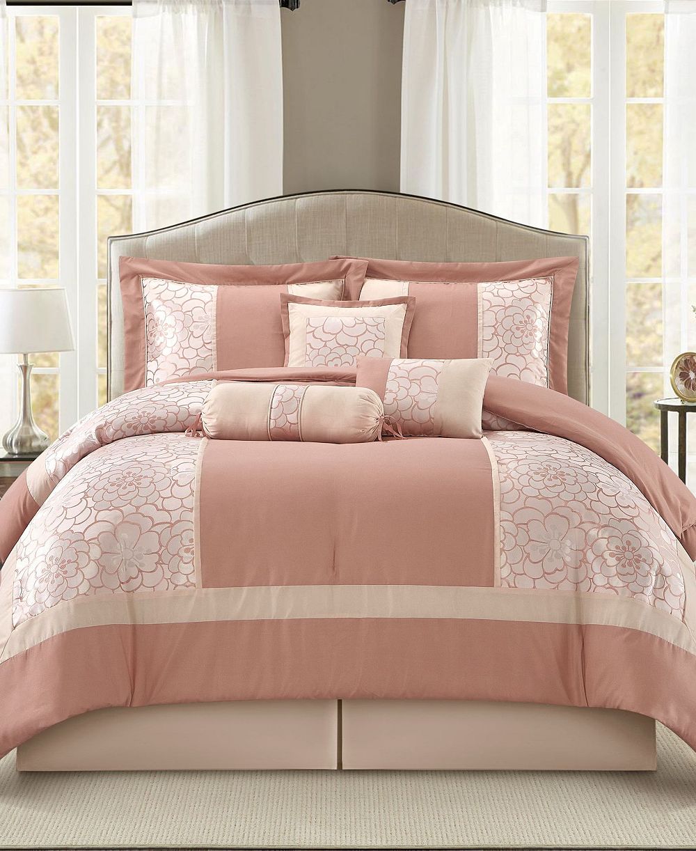 Stratford Park Sibyl Jacquard 7-Pc. Comforter Set, California King