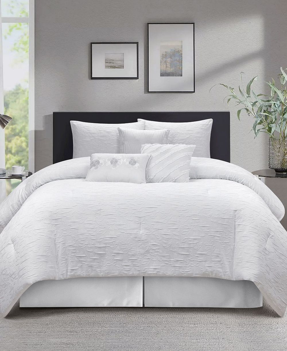 Комплект из 7 предметов Stratford Park Slavia Leaves Comforter Set Queen