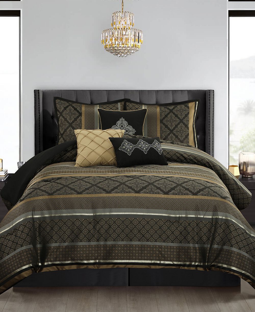 Комплект из 7 покрывал Stratford Park Tefia Jacquard Damask, King