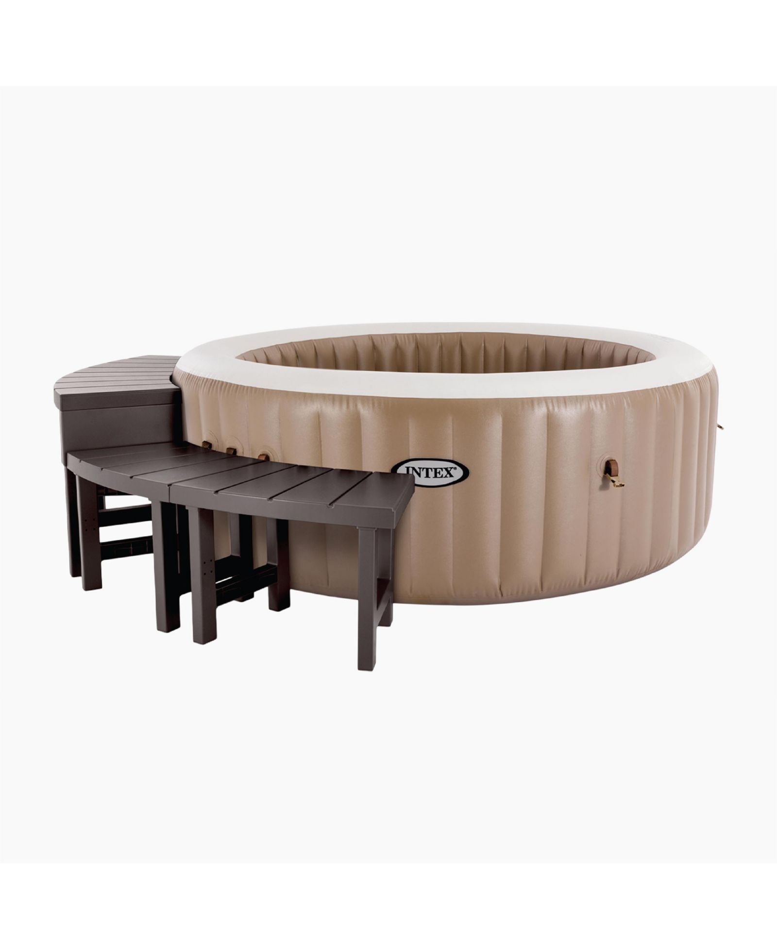 Intex 28515E Set of 4 PureSpa Benches, Accessories Compatible w/ 4 Person Spas