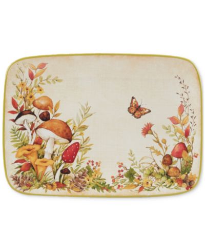 Прямоугольное блюдо Certified International Woodland Critters