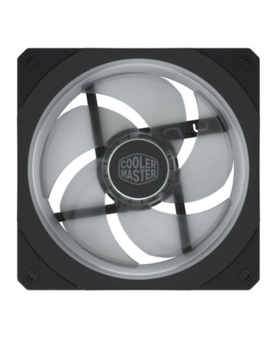Coolermaster MasterFan SF120P ARGB Square-Frame Customizable RGB Lighting Fan for Asus Aura, ASRock RGB, and MSI RGB