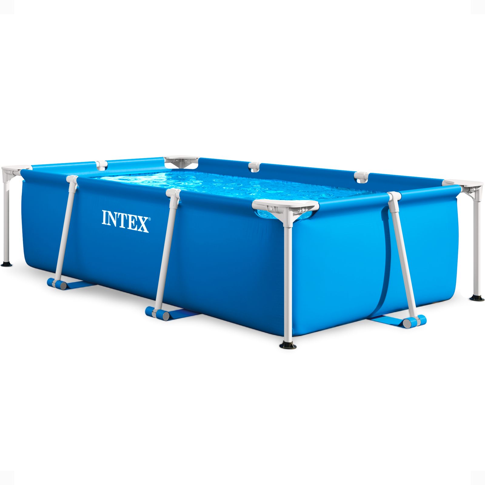 Intex прямоугольный уличный надувной бассейн 7.2' x 23"