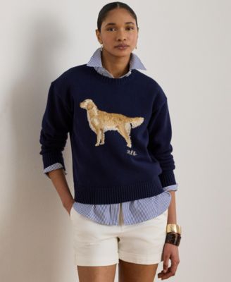 Женский хлопковый свитер Lauren Ralph Lauren