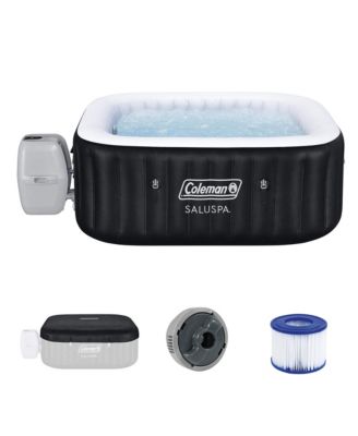 Coleman Atlantis AirJet Square Inflatable Hot Tub with Energy Sense Cover