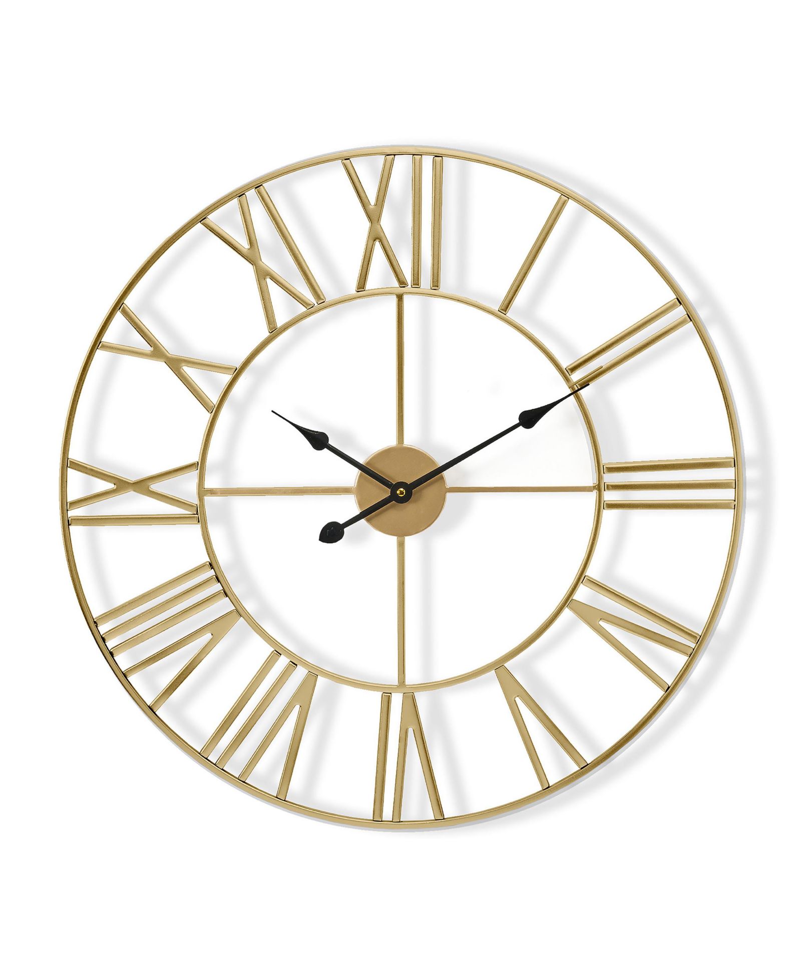 Настенные часы Sorbus Roman Numeral, Gold, 16 inch