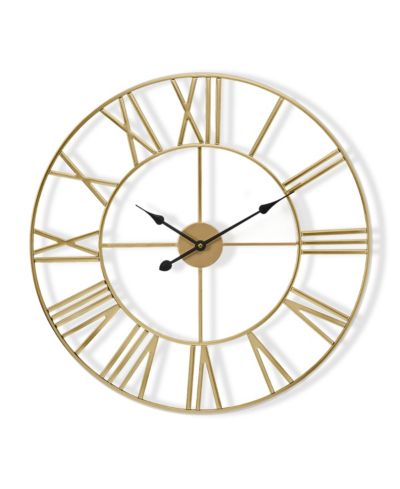 Настенные часы Sorbus Roman Numeral, Gold, 16 inch