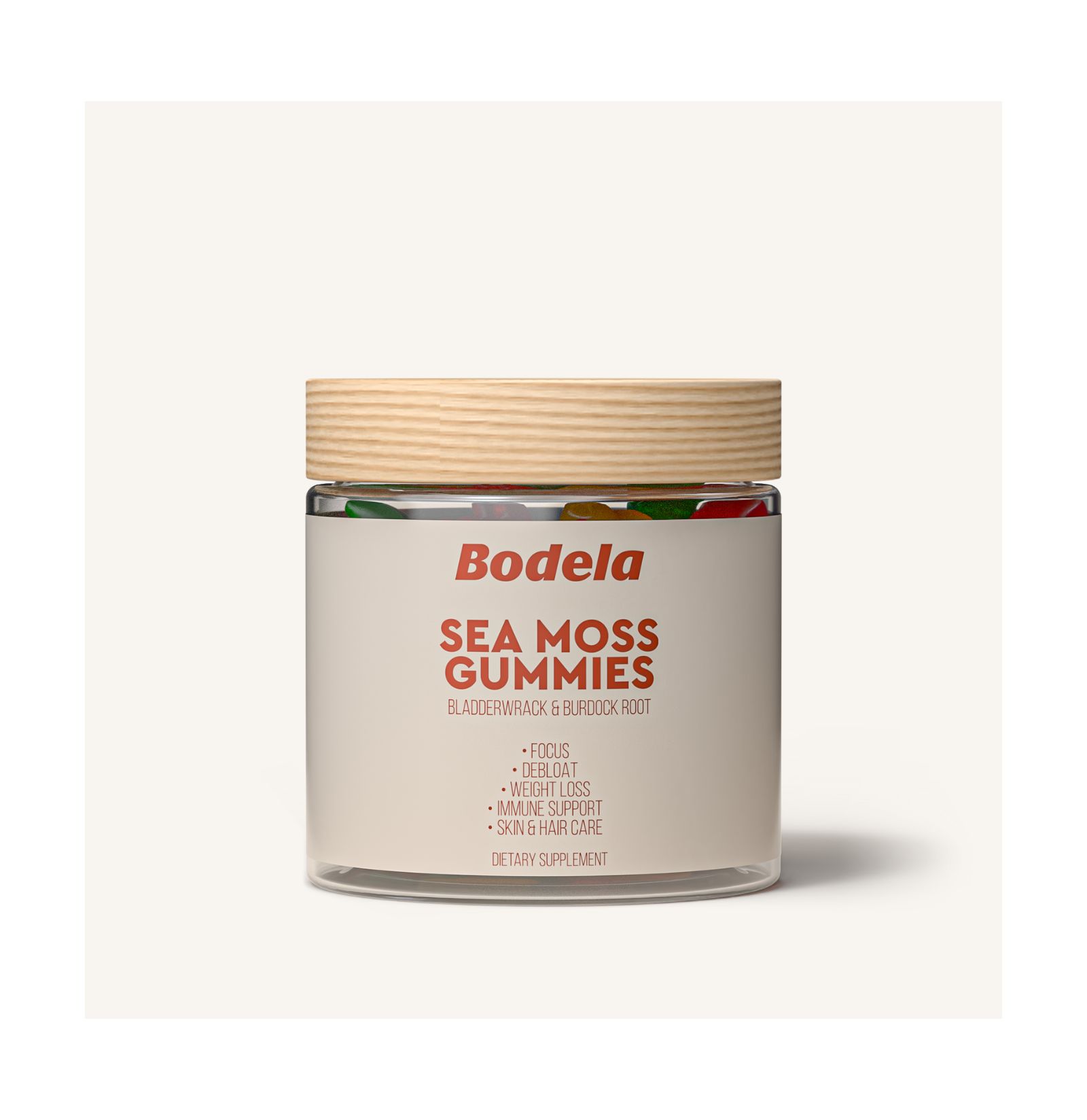 Жевательные мармеладки с морским мхом Bodela