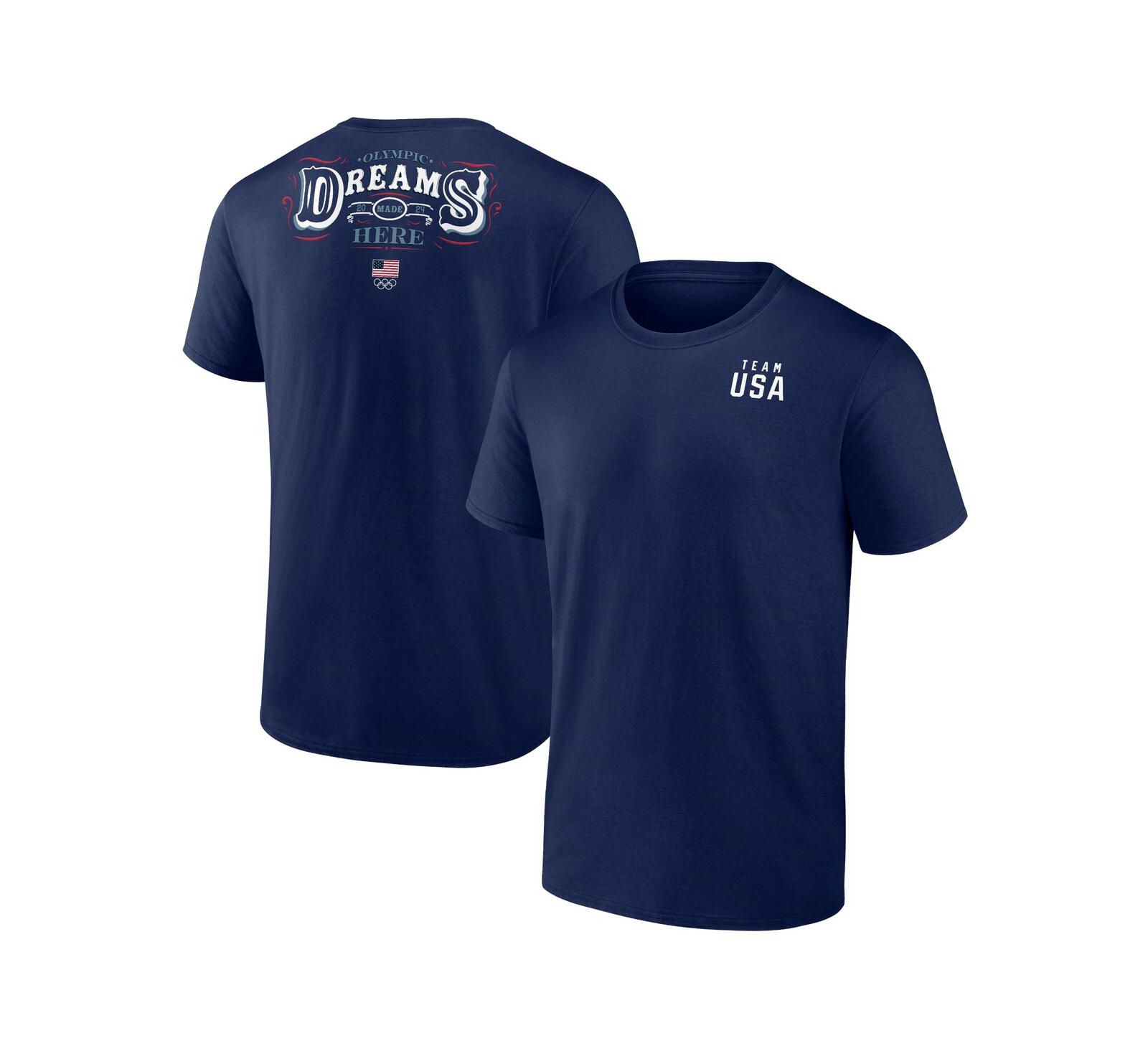 Fanatics Men's Navy Team USA Dreams Are Made Here T-Shirt