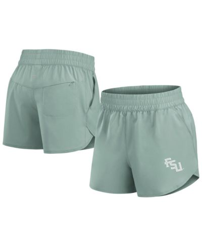 Fanatics Women's Green Florida State Seminoles Studio Woven Vibe Shorts