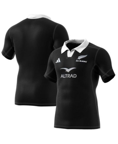 Adidas Men's Black New Zealand Rugby 2024/25 Home Authentic Jersey