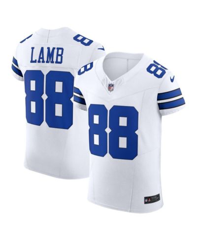 Мужская джерси Nike CeeDee Lamb White Dallas Cowboys Vapor F.U.S.E. Elite