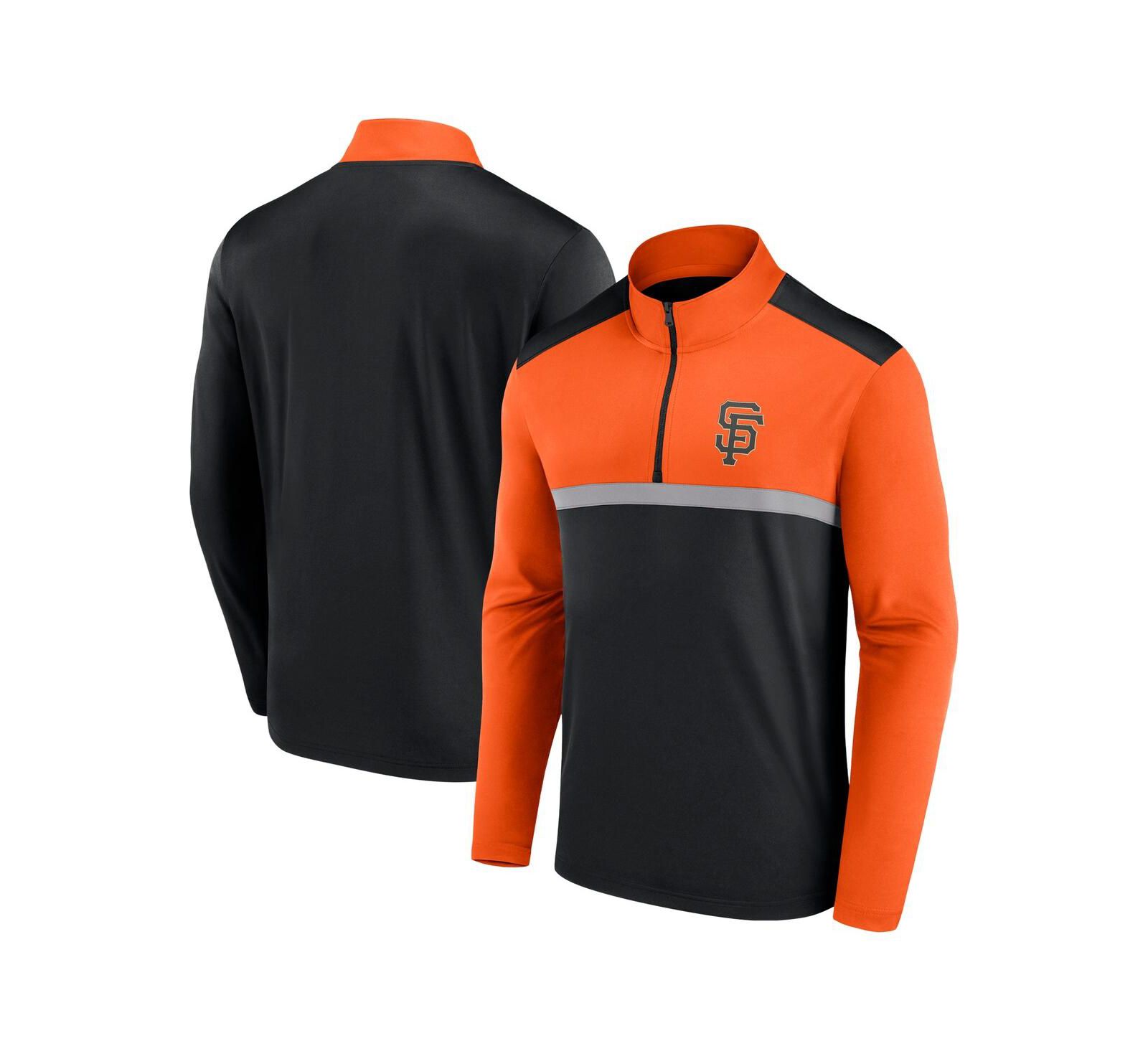 Fanatics Men's Black San Francisco Giants Unstoppable Quarter-Zip Top