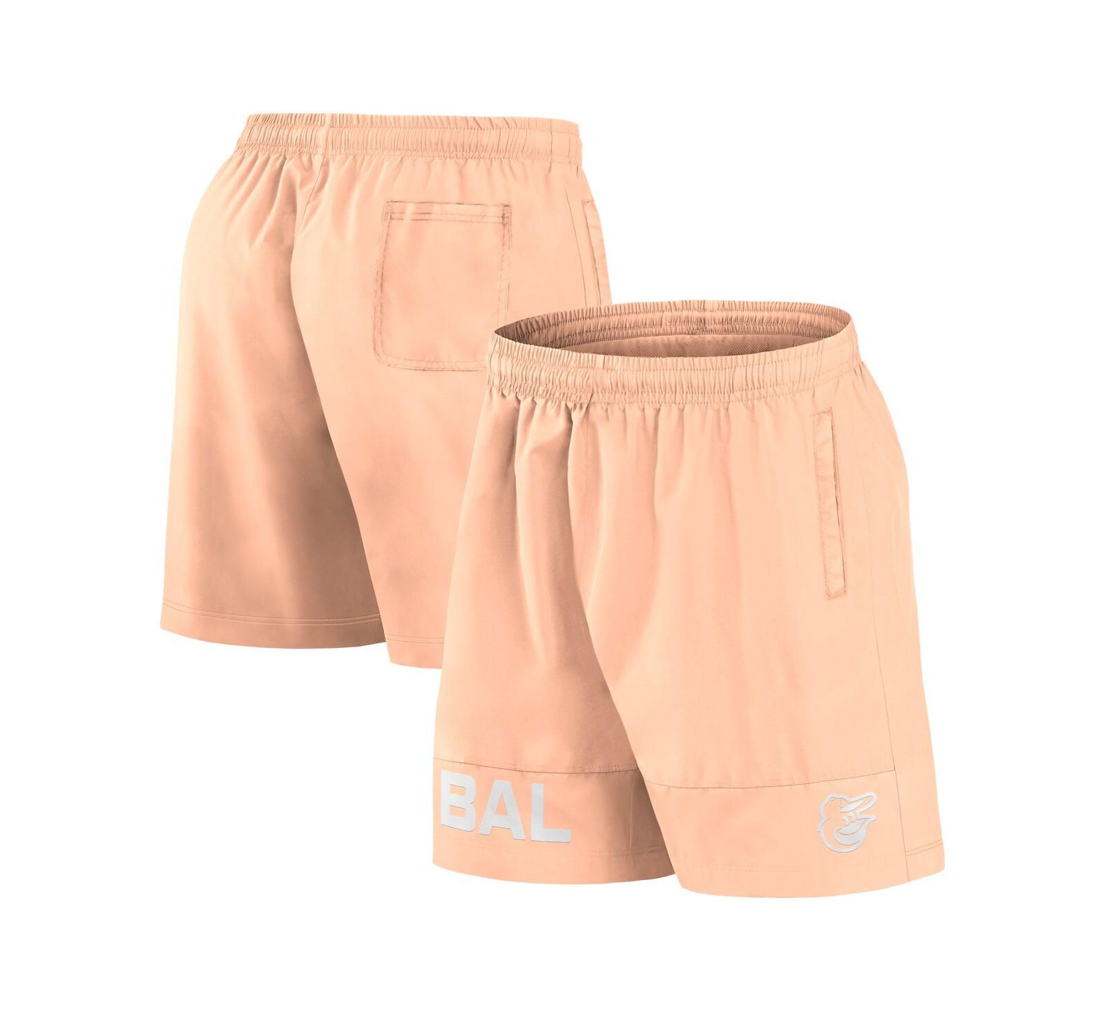 Fanatics Men's Light Pink Baltimore Orioles Elements Swim Shorts