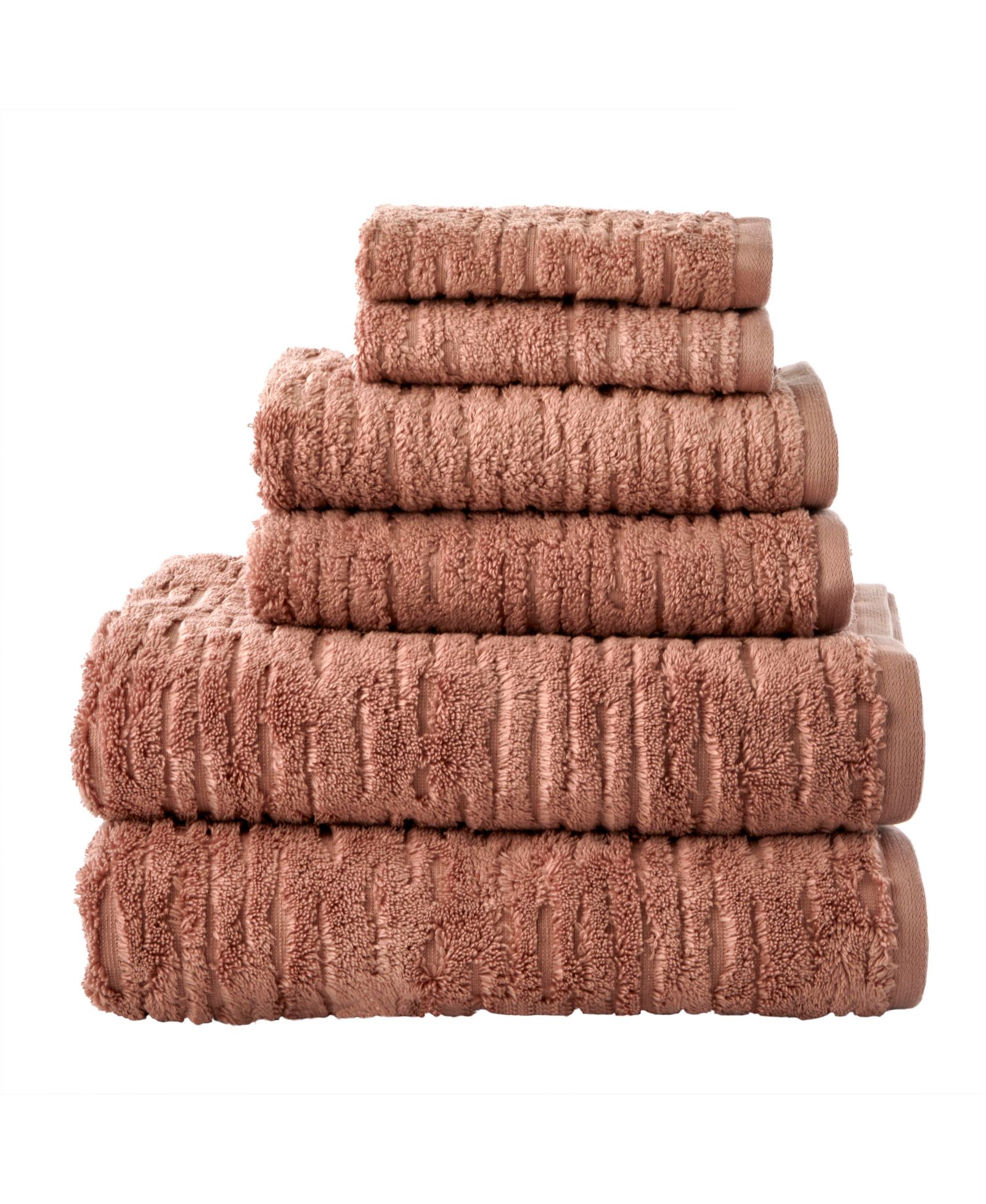 SKL Home Cloudsoft 100% Long Staple Cotton 6-Piece Bath Towel Set