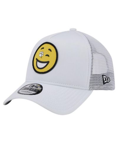 Мужская кепка New Era Clemson Tigers Wink Foam Trucker, белая