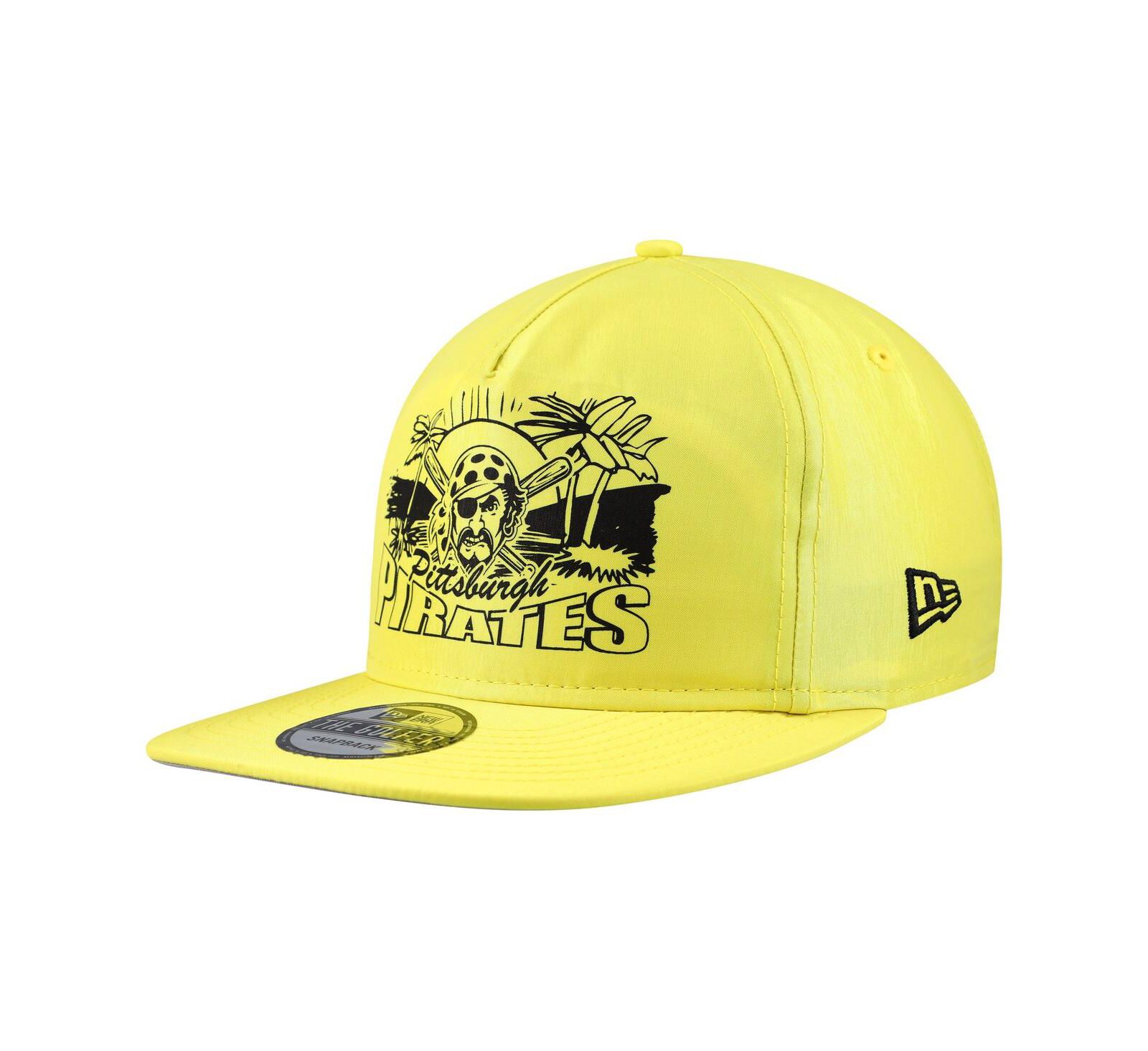 New Era Men's Yellow Pittsburgh Pirates Neon Golfer Snapback Hat