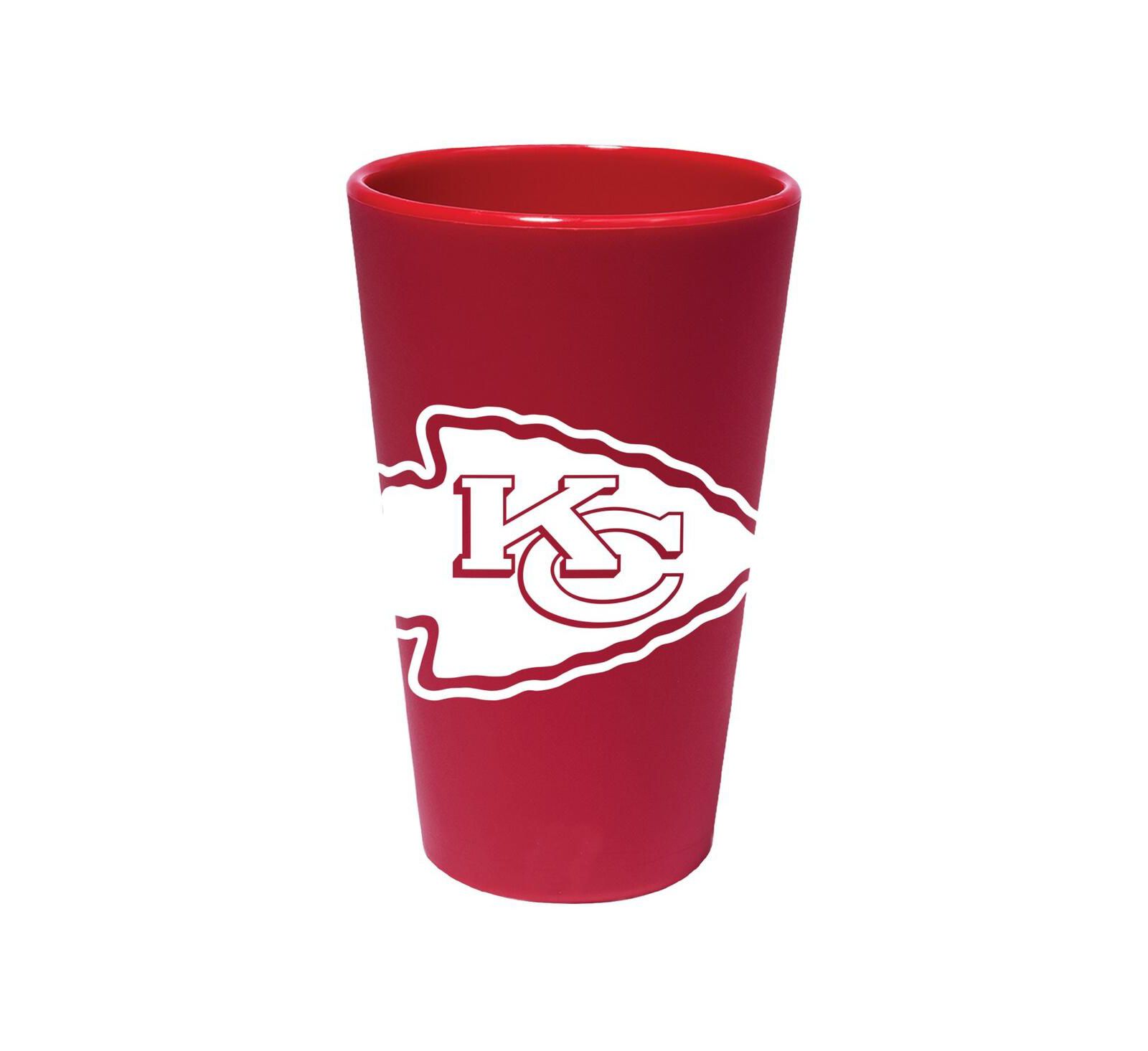 Силиконовый стакан Wincraft Kansas City Chiefs 16oz. командный цвет