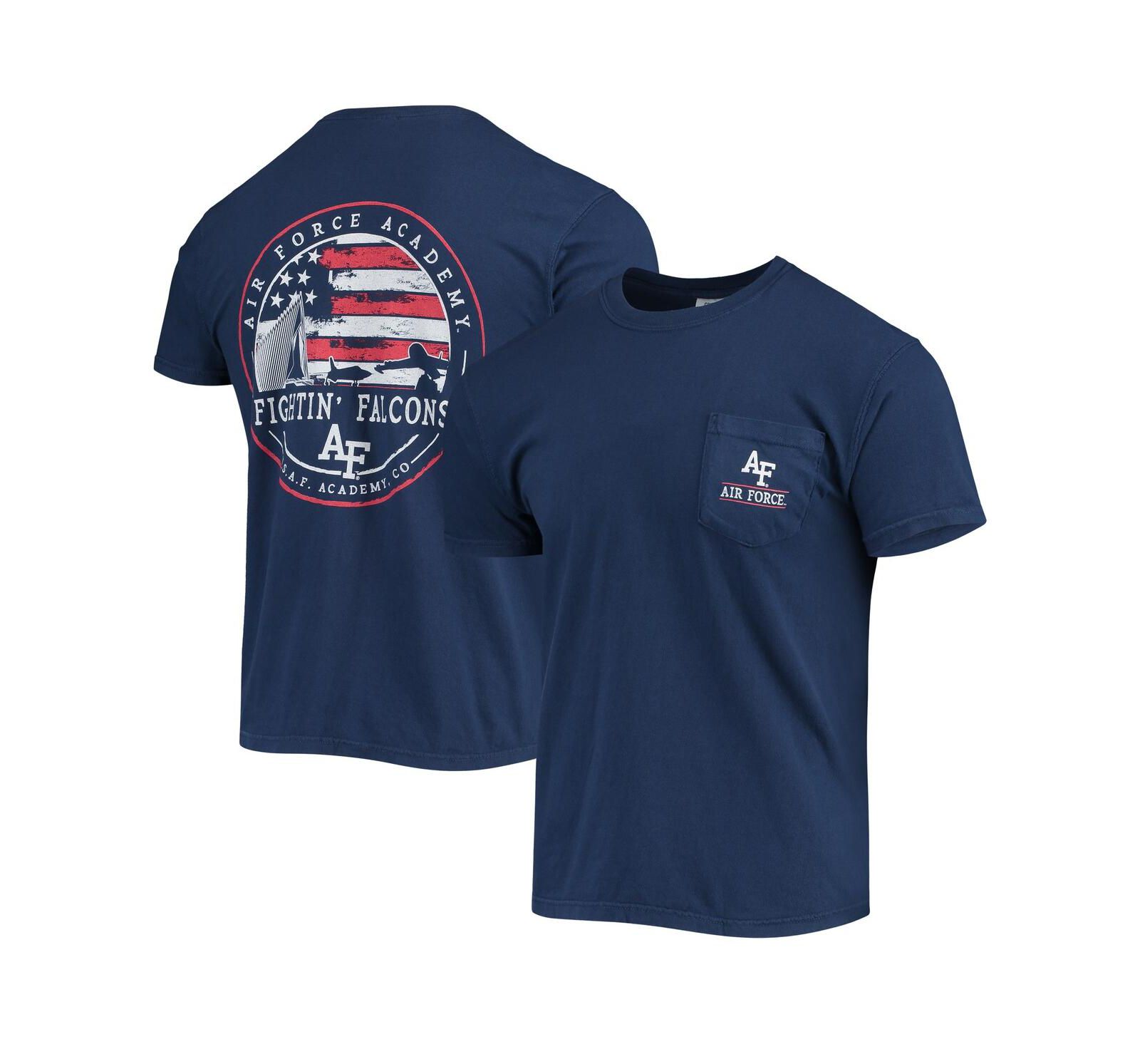 Мужская футболка Image One Navy Air Force Falcons Campus Americana