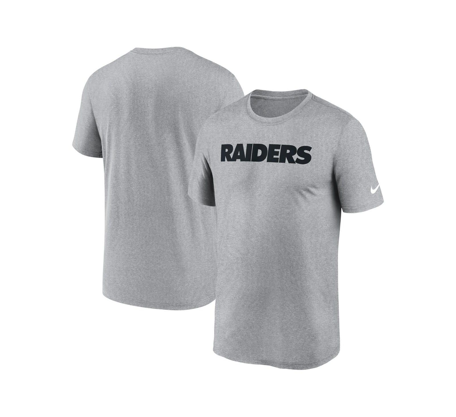 Мужская футболка Nike Las Vegas Raiders Primetime Legend в цвете Heather Gray