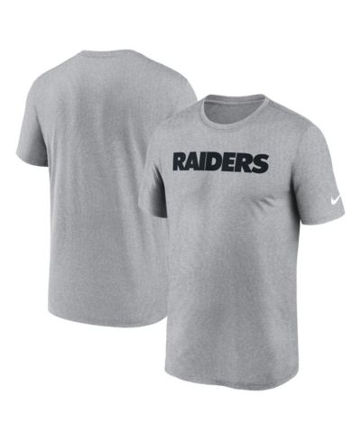Мужская футболка Nike Las Vegas Raiders Primetime Legend в цвете Heather Gray