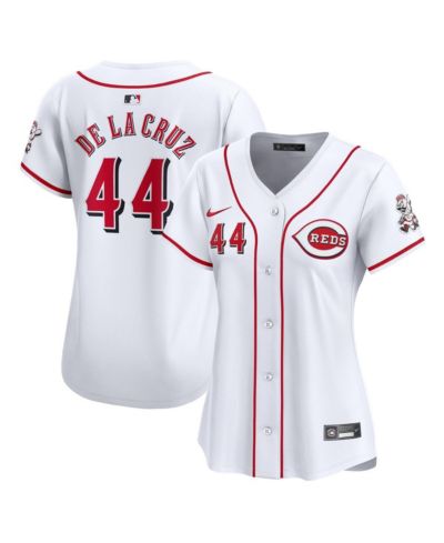 Nike Женская джерси Elly De La Cruz White Cincinnati Reds Home Limited Player