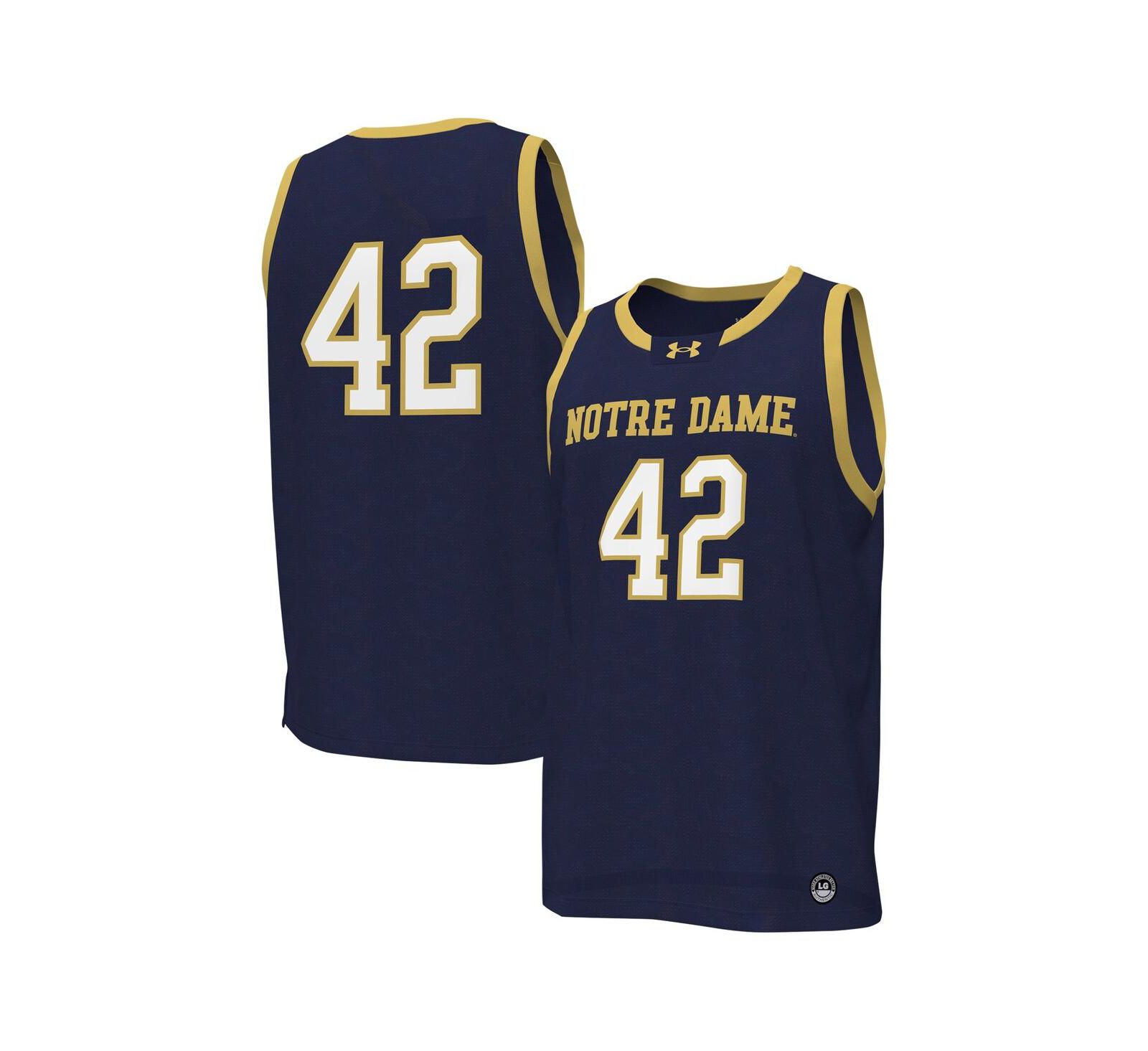 Мужская баскетбольная джерси Under Armour Notre Dame Fighting Irish Replica
