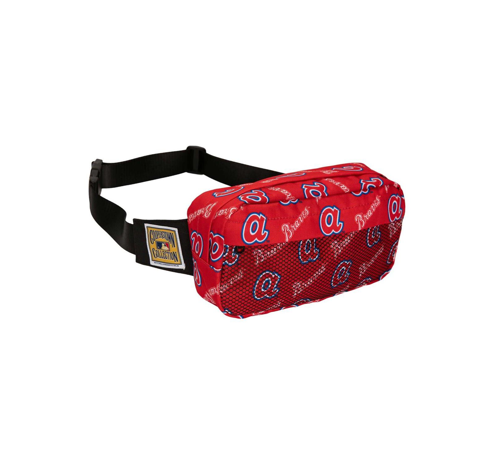 Mitchell & Ness Atlanta Braves Cooperstown Collection Team Logo Fanny Pack