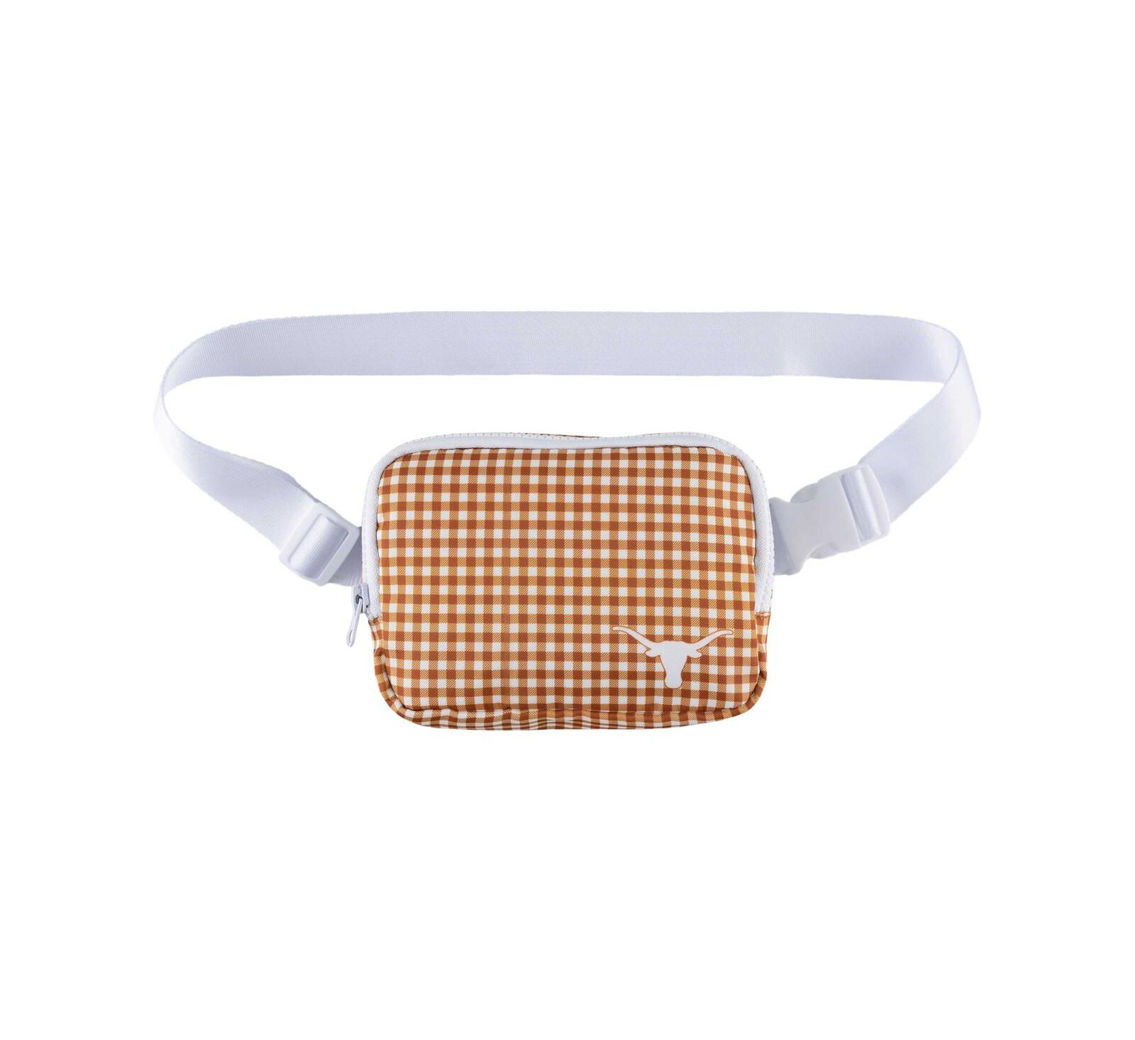 ZooZatz Texas Longhorns Gingham Fanny Pack