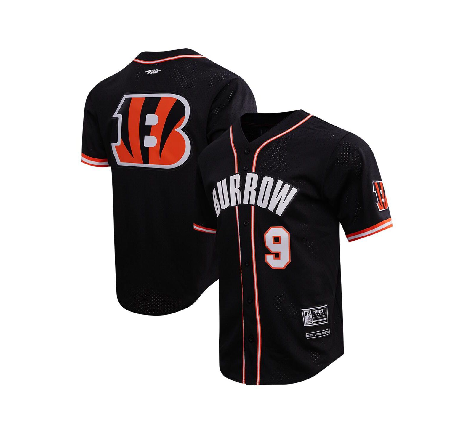 Pro Standard Мужская рубашка на пуговицах Cincinnati Bengals Joe Burrow, Black