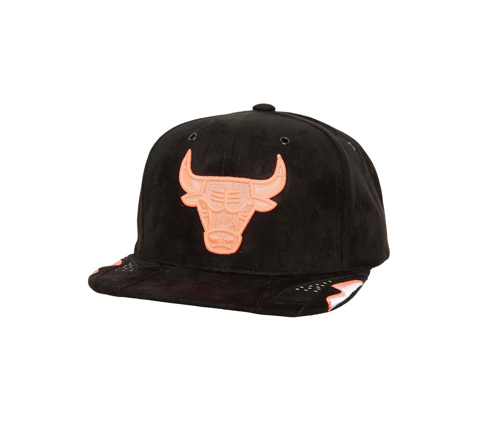 Мужская кепка snapback Mitchell & Ness Black Chicago Bulls Day 6