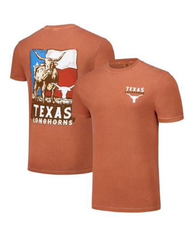 Image One Texas Orange Men's and Women's Texas Longhorns Hyper Local Longhorn Flag T-Shirt