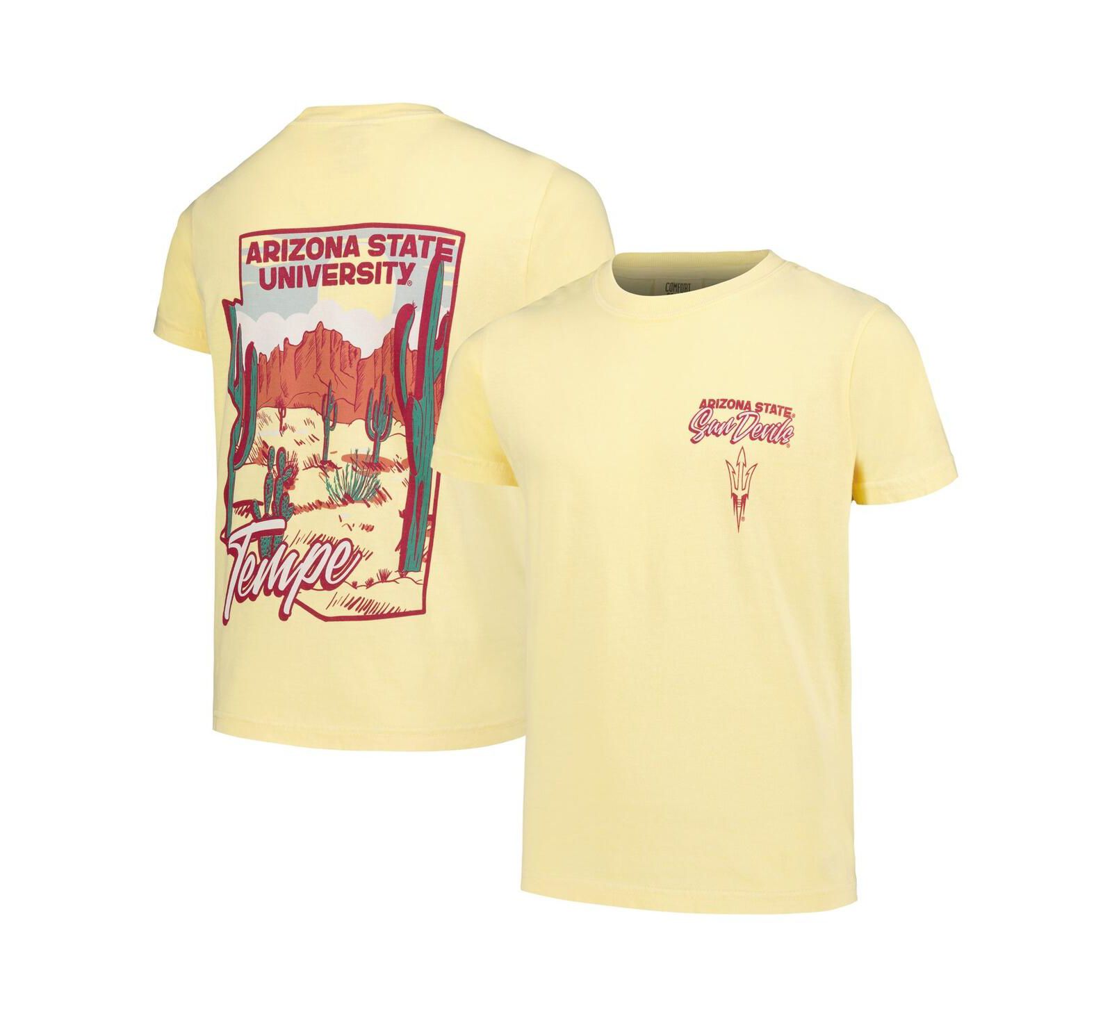 Image One Детская футболка Gold Arizona State Sun Devils Hyperlocal Comfort Colors