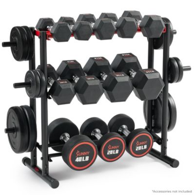 Sunny Health & Fitness Multi-Weight Storage Rack Stand - SF-XF921036
